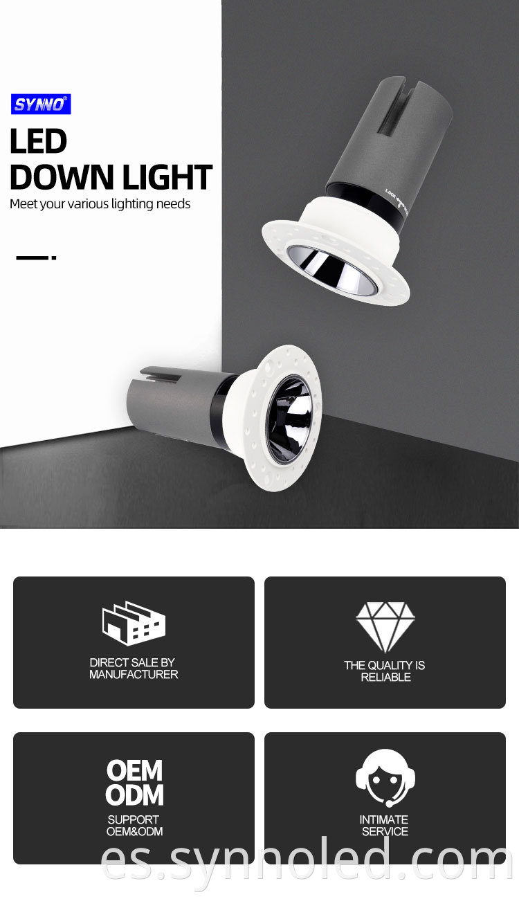 Trimless Led Downlight Details From Synno Lighting